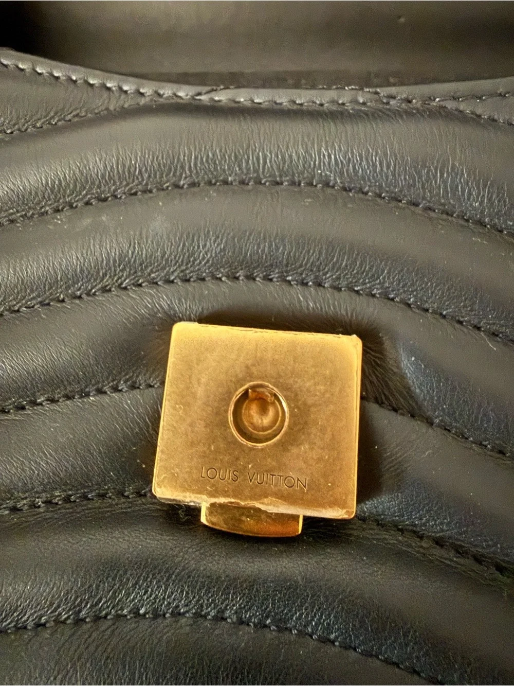 Louis Vuitton Black New Wave MM Chain Bag